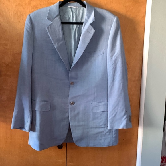CANALI 100% New Wool Blue 2 Button Suit Sport Coat Blue 52R  Italy 42R US 13220 - Picture 1 of 15
